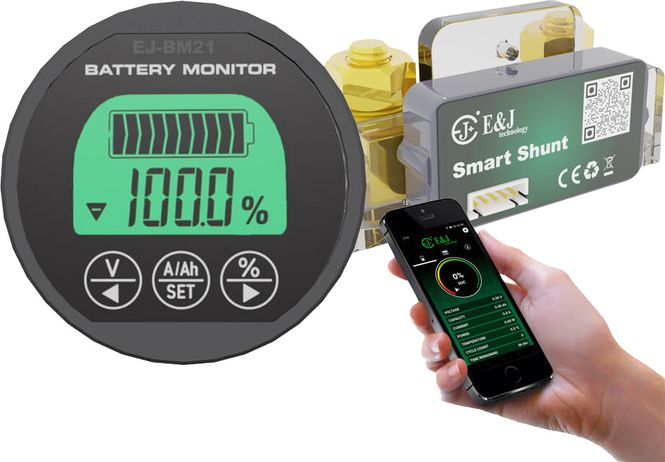 Hovedbilde Batterimonitor Smart med LCD-display