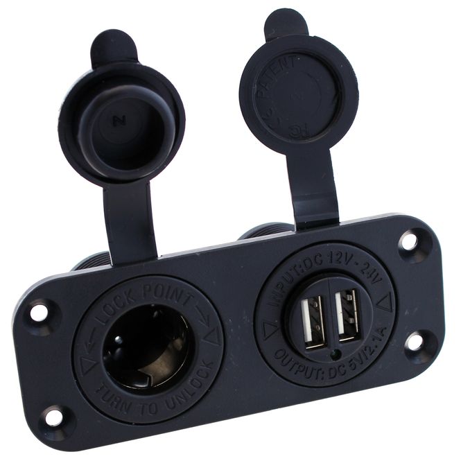 Hovedbilde Strømuttak 12V og USB