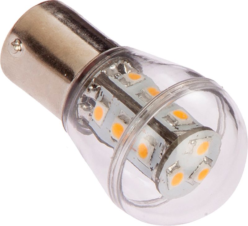 LED pære m/kuppel BA15D
