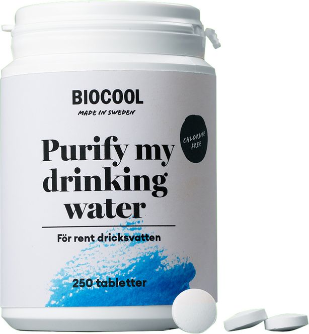 Hovedbilde Biocool Purify my drinking water 250 tabletter