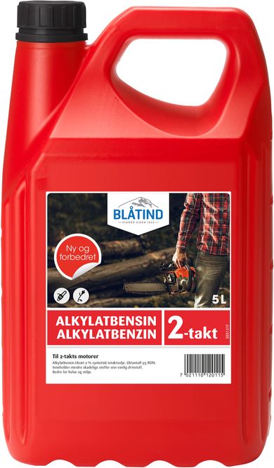 Hovedbilde Blåtind Alkylatbensin 2T miljøbensin 5 l
