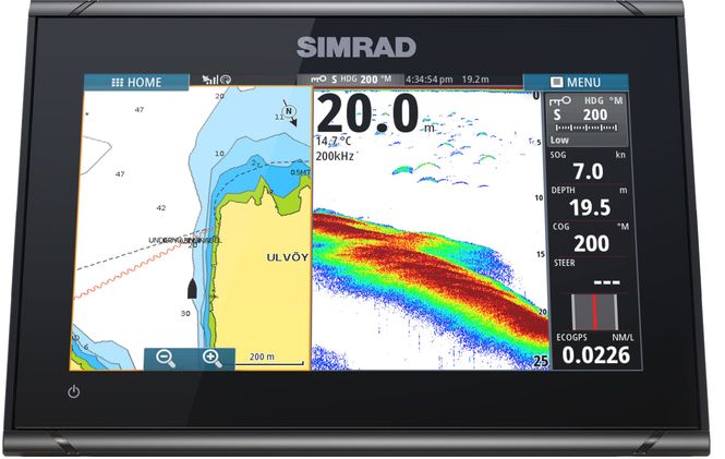 Hovedbilde Simrad GO9 XSE Boat Builder kartplotter
