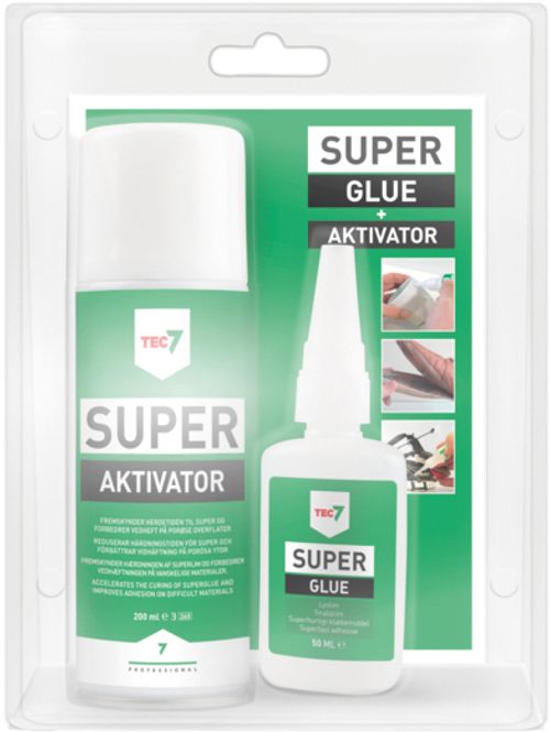 Hovedbilde Tec7 Super Plus lynlim med aktivator