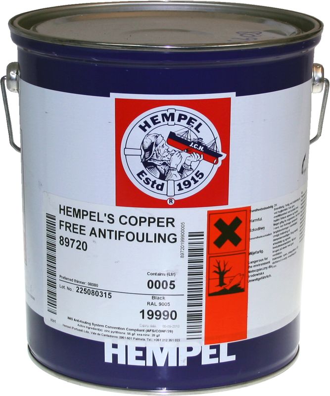 Hempel Copperfree 5 liter - Black