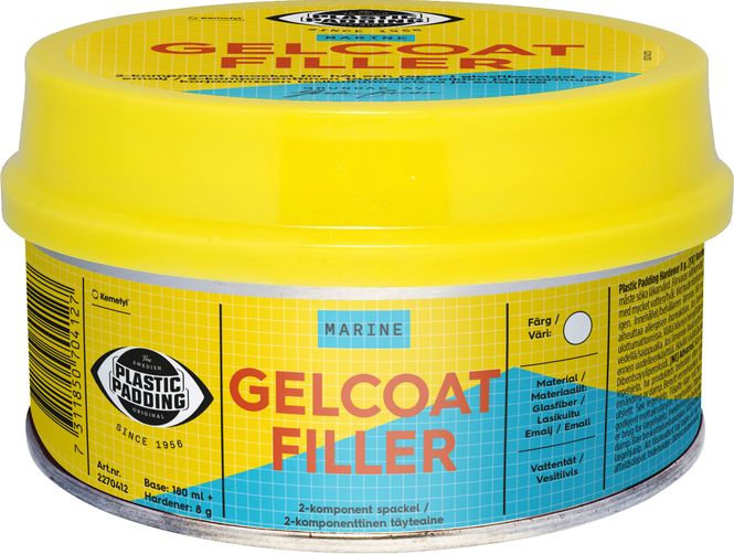 Hovedbilde Plastic Padding Gelcoat filler 180 ml