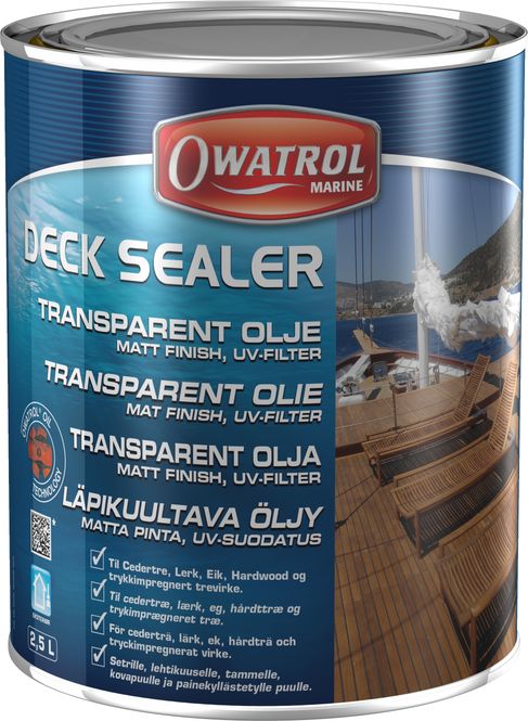 Hovedbilde Owatrol Marine Deck Sealer klar matt 1 liter