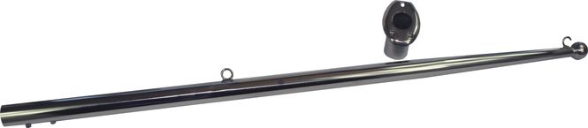 Hovedbilde 1852 Flaggstang med holder, syrefast stål