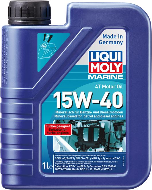 Hovedbilde Liqui Moly Marine 4T Motorolje 15W-40