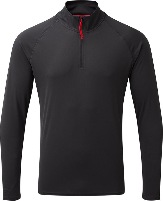 Gill UV Tec LS Zip trøye herre charcoal