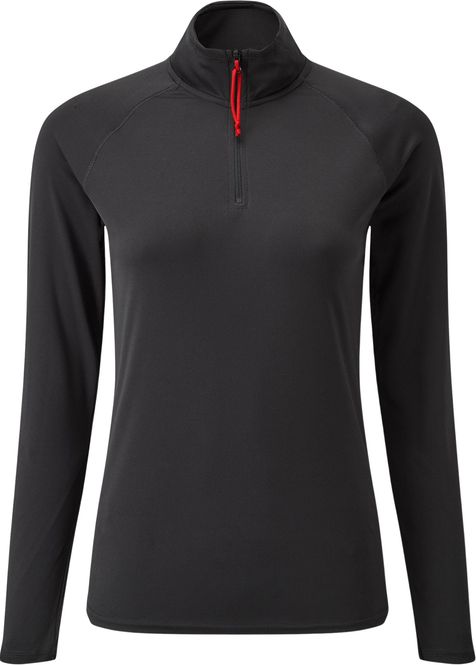 Hovedbilde Gill UV Tec LS Zip trøye dame charcoal